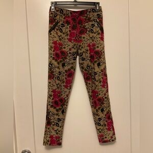 Womens Coco+Carmen Stretchy Leggings Pants Sz S/M Skinny Mid Rise Tan Pink Black